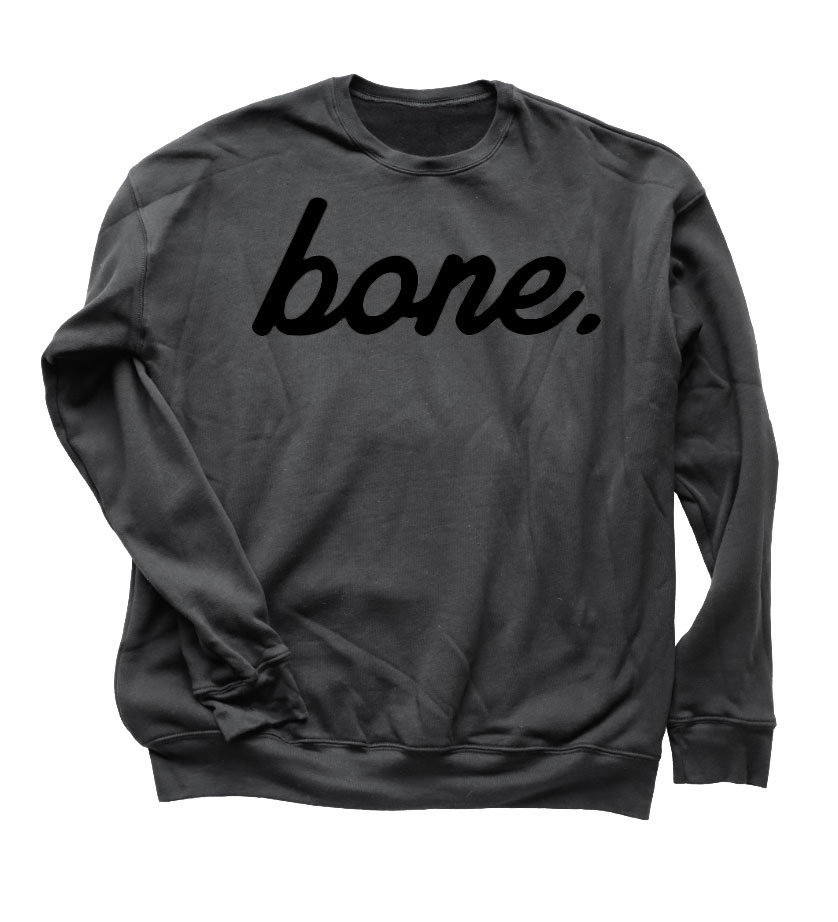 Bone-grey-black
