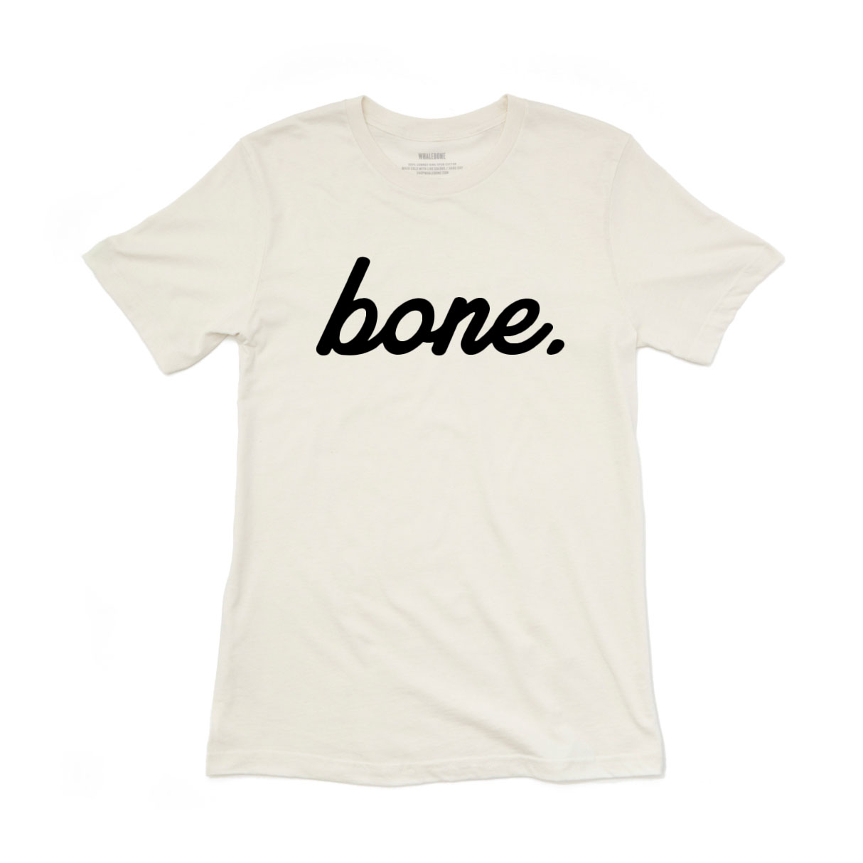 bone-tee-white-black